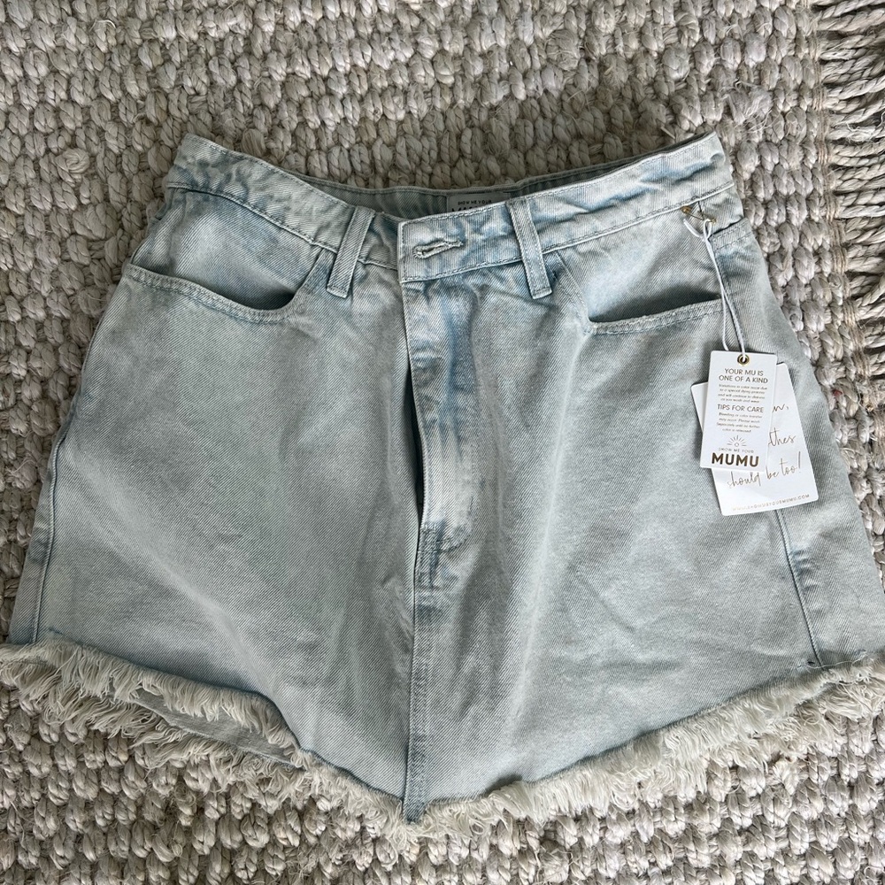 NWT Show Me Your Mumu Jean Skort